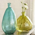 Vase en verre transparent coloré moderne personnalisé